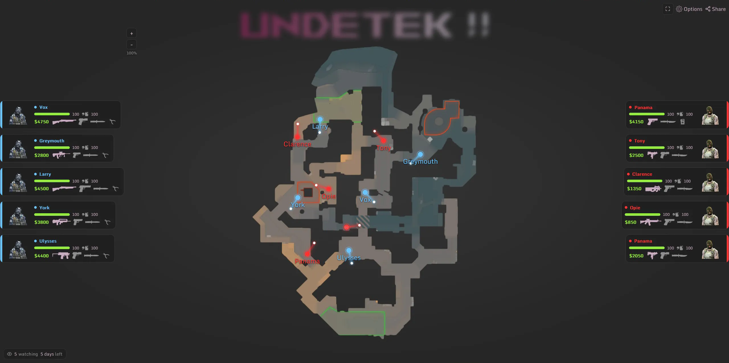 CS2 web radar with live player positions